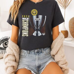 Pittsburgh Riverhounds Sc Usl Championship Final Champions 2025 Trophy Logo T-Shirt