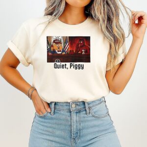 Quiet Piggy Anti Trump Devil T-Shirt