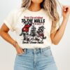 Raccoon Decorate The Christmas Tree From The Windows To The Walls I’m About To Deck These Halls T-Shirt