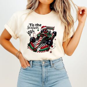 Race Racing F1 Tis The Season Christmas T-Shirt