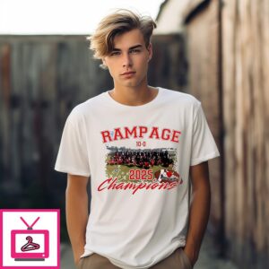 Rampage 12u Champions 2025 10-0 Score T-Shirt