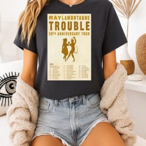 Ray Lamontagne Trouble Tour 2026 Poster T-Shirt