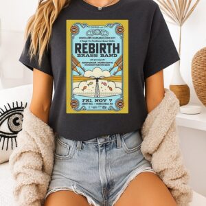 Rebirth Brass Band 2025 Tour Poster T-Shirt