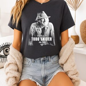 Rest In Peace Todd Snider 1966 2025 Rip T-Shirt