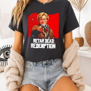 Retar Dead Redemption Cartoon T-Shirt