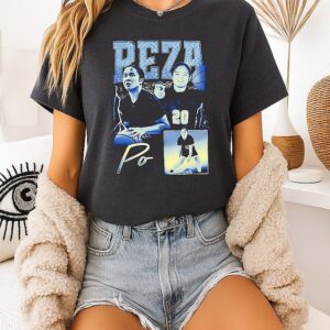 Reza Po New Mexico Lobos Basketball Player Collage T-Shirt