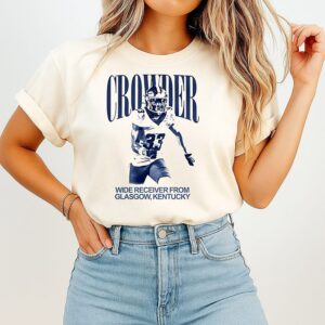 Rico Crowder Kentucky Wildcats Wide Receiver From Glasgow T-Shirt