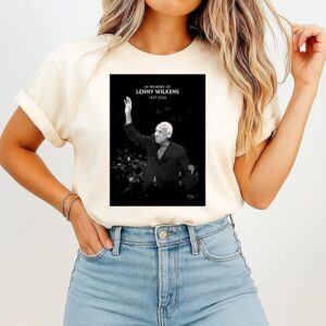 Rip Coach Lenny Wilkens 1937 2025 T-Shirt