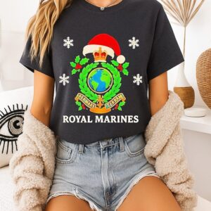 Royal Marines Christmas Per Mare Terram T-Shirt