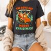 Santa Claus And Jesus The Boys Are Back In Town Merry Christmas T-Shirt