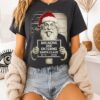 Santa Claus Mugshot Christmas Breaking And Entering T-Shirt