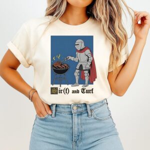 Sirf And Turf Knight Bbq T-Shirt