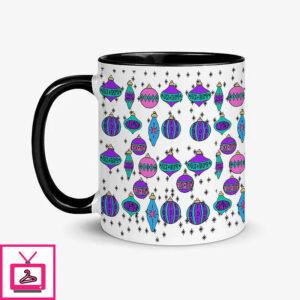 Slightly Subtle Ornaments Fdt Colorful Holiday Coffee Mug