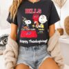 Snoopy And Charlie Brown X Buffalo Bills Football Happy Thanksgiving T-Shirt