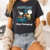 Snoopy And Charlie Brown X Jacksonville Jaguars Football Happy Thanksgiving T-Shirt