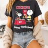 Snoopy And Charlie Brown X Kansas City Chiefs Football Happy Thanksgiving T-Shirt