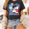 Snoopy Fist Bump Charlie Brown Buffalo Sabres And Buffalo Bills T-Shirt