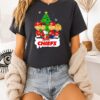 Snoopy Peanuts Kansas City Chiefs Player Christmas T-Shirt