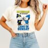 Snoopy Peanuts Michigan On Saturday Lions On Sunday T-Shirt