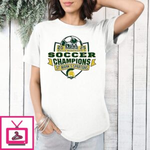 St Mark’s Spartans 2025 Diaa Soccer Champions Division T-Shirt