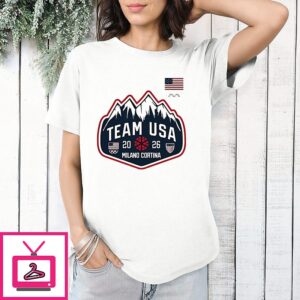 Team USA Mountain Milano Cortina Logo T-Shirt