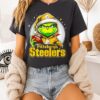 The Grinch Christmas X Pittsburgh Steelers Football T-Shirt
