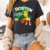 The Simpsons Bart X Boston Celtics NBA 2025 Cartoon T-Shirt