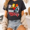 The Simpsons Bart X Chicago Bulls NBA 2025 Cartoon T-Shirt