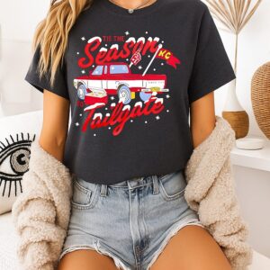 Tis The Season To Tailgate Kasas City Chiefs T-Shirt