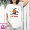 Too Cool For Yule Cat Christmas Cartoon T-Shirt