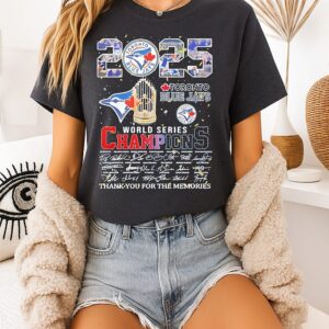 Toronto Blue Jays World Series 2025 Thank You For The Memories T-Shirt