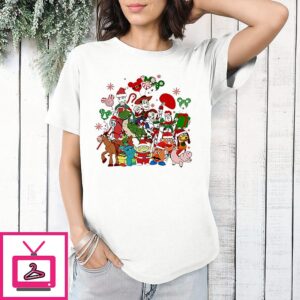 Toy Story Characters Cartoon Christmas 2025 T-Shirt