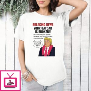 Trump And Bill Clinton Big Beautiful Bill Wal T-Shirt