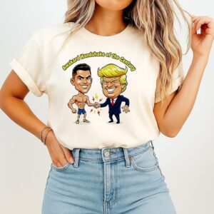 Trump And Ronaldo Awkward Handshake Of The Century T-Shirt