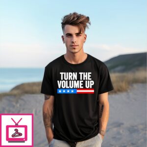 Turn The Volume Up Retro T-Shirt