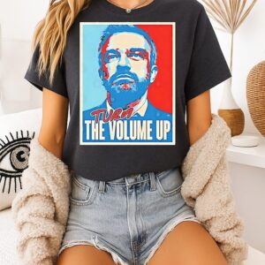 Turn The Volume Up Zohran Mamdani 2026 Vintage T-Shirt