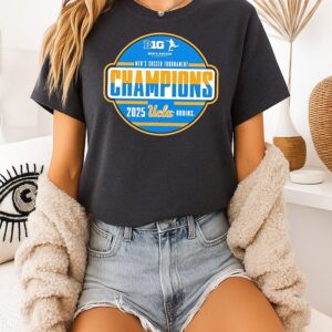 UCLA Bruins 2025 Big Ten Men’s Soccer Tournament Champions T-Shirt