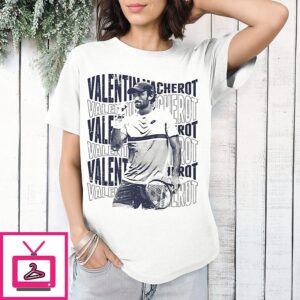 Valentin Vacherot Monaco Tennis Player Psychedelic Name T-Shirt