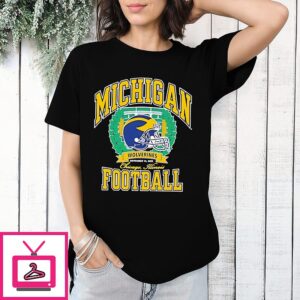 Valiant University Of Michigan Wolverines Football Chicago Game T-Shirt