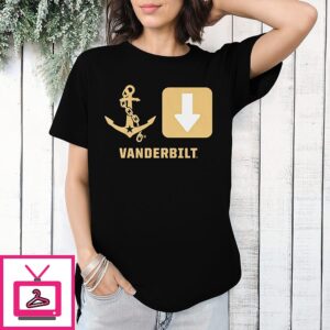Vanderbilt Commodores Anchor Down Symbols T-Shirt