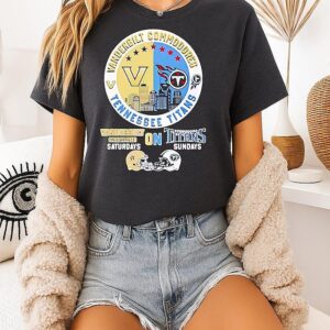 Vanderbilt X Titans Tennessee Saturdays On Sundays T-Shirt