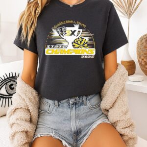 Warbird Competitive Cheer 2 Times Back-To-Back State Champion 2025 T-Shirt