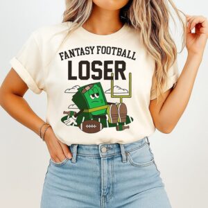 Wounded Roll Of Cash Fantasy Football Loser T-Shirt