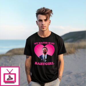 Zohran Mamdani My Mayor Is So Babygirl Pink Heart T-Shirt
