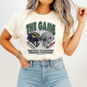 2025 The Game Michigan Vs Ohio State The Best Rivalry In College Football T-Shirt