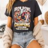 Alabama Crimson Tide Beat Auburn Tigers 2025 Iron Bowl Champions 6 In A Row Mascot T-Shirt