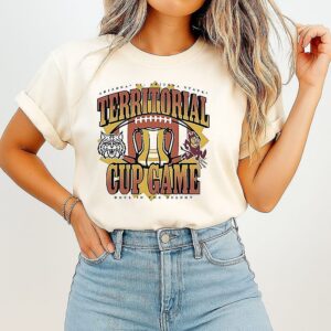 Arizona Vs Arizona State 2025 Territorial Cup Game Duel In The Desert T-Shirt