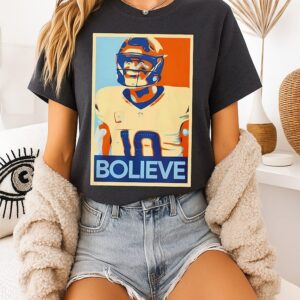 Bo Nix Bolieve Hope Fueled Denver Broncos T-Shirt