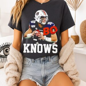 Bo Nix Denver Broncos Bo Knows Parody T-Shirt