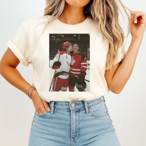 Connor Storrie With Acting Partne Heated Rivalry Hockey T-Shirt